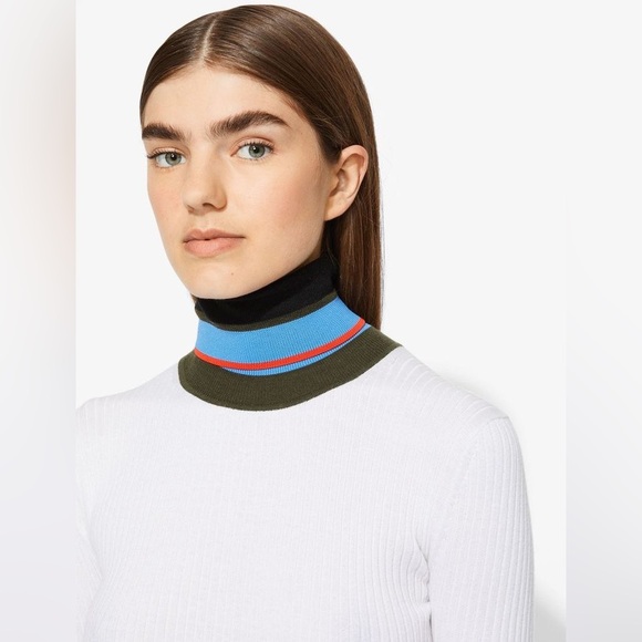 Proenza Schouler PSWL White Striped Turtleneck Size Small - Picture 4 of 4